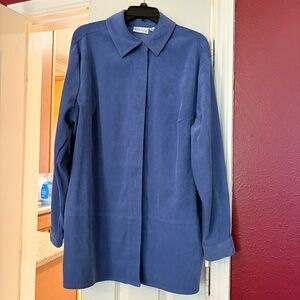 Women’s Croft & Barrow stretch, faux suede, tunic (not lined), size 1X